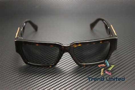 Versace VE4459 54 Dark Grey & Havana Sunglasses .